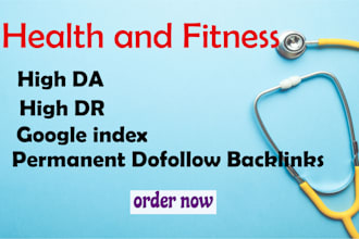 publish health and fitness guest post on high da health blog
