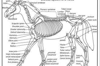 make human anatomy and veterinary coloring book