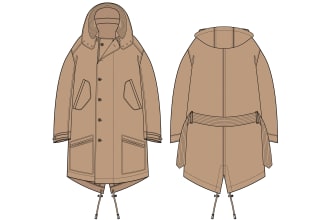 fashion cad illustration flats technical  drawings