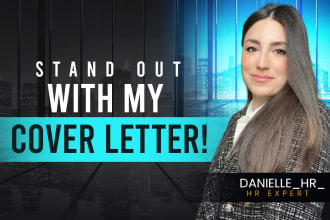 write and design your professional cover letter