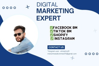 be your social media manager and digital marketing expert