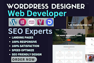 do wordpress website design redesign wordpress fix website wordpress wix website
