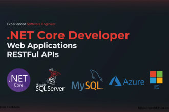 develop fast backend rest API using dot net core or microservices