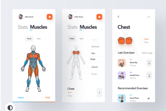 develop quality fitness app, health app, workout app, weight loss app, gym app