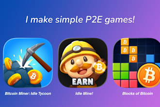 develop a cross platform blockchain game like axie infinity