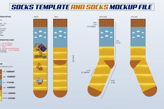 make a unique socks design for your brand