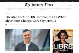 create and publish a blog post or press release