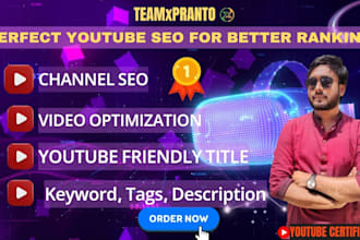 rank your youtube video on first page with seo