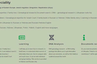 advise you on your jewish ancestry research