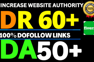 increase domain rating ahrefs DR, ur, domain authority moz da 50 plus