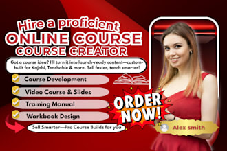 create ebook, online course content, elearning course creation, video course ppt