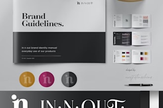 do extensive brand style guideline stationery kit