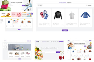 develop ecommerce website using react, nextjs, tailwind and nodejs