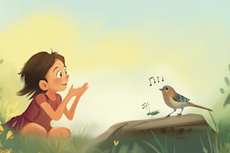 draw beautiful children illustrations