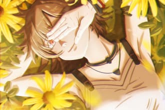 draw any illustration in anime and manga style