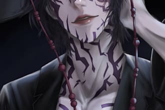 design anime style fanart