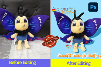 crop your product images, retouch it, add background in 24 hours
