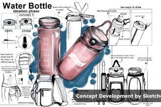 develop your product design by sketches