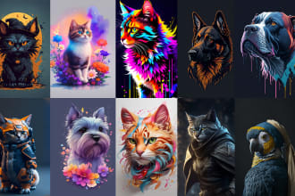 use midjourney ai to create your pet ai picture, ai art, ai anime, ai generated