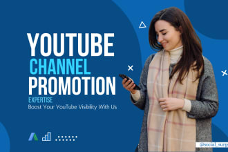 do organic youtube promotion, video promotion for youtub channel monetization