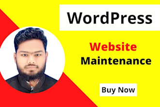 do wordpress website maintenance manager
