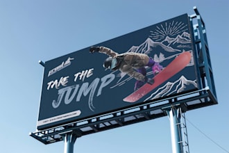 produce a billboard or banner design