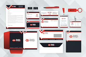 business card and stationery items