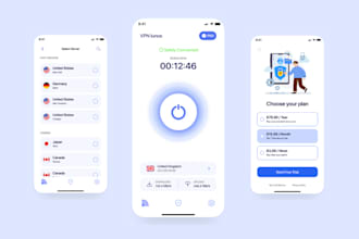 develop android VPN app with admob ads and in app purchases