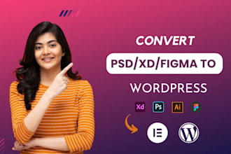 convert figma to wordpress PSD to wordpress xd to wordpress