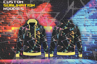 design sportswear or sublimation hoodies