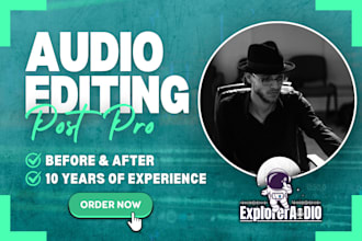 edit your audio files and spoken words for podcast and radio