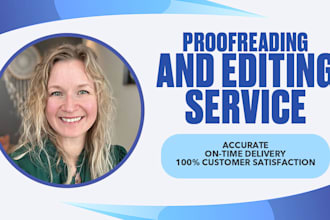 do book proofreading and book editing