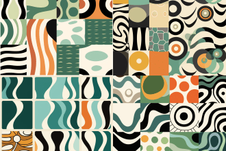 create seamless pattern collection for fabric or home decor