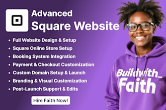 create square website design, square, square scheduling, square expert