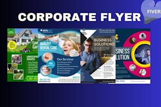 design professional business or corporate flyers
