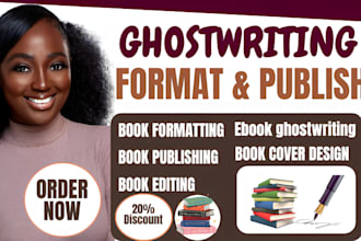 be ebook ghostwriter for amazon kdp book formatting book publishing book editing