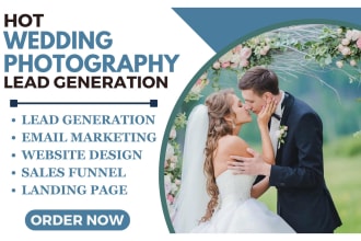 generate wedding photography leads videography lead decorator event facebook ads