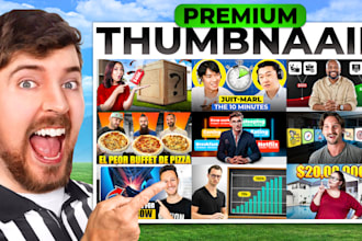 design a premium youtube thumbnail with fast delivery