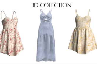 design a 3d fashion collection