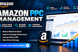 manage and optimize amazon PPC campaigns to improve acos and sales