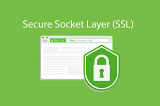 install an SSL certificate to make your site work with https