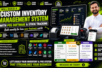 build a custom inventory management system with pos software and stock tracking