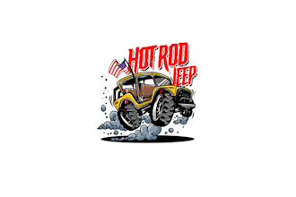 design outstanding reputed hot rods jeep logo