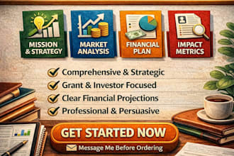 design a nonprofit business plan