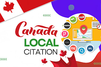 do 350 canada local citations and directory submission for local seo