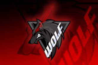 design mascot gaming logo, youtube twitch, and kick