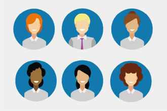 design custom flat vector icon set for website and app