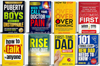 design book cover design, ebook cover, amazon kdp book cover