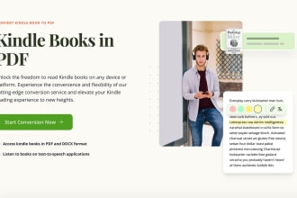 convert kindle book to PDF