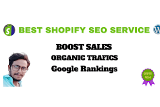 be your magical shopify SEO expert to boost sales and organic traffic